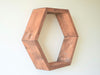 The Hexagon Shelf | 5.5" deep | Honeycomb