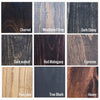 Wooden Charred Subdued American Flag