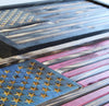 Wooden Charred Subdued American Flag