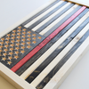 Wooden Thin Line Flag
