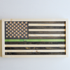 Wooden Thin Line Flag