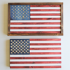 Wooden Thin Line Flag