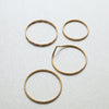Gold Hammered Stacking Ring