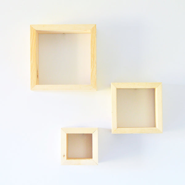 The Cube Shelf | Set of Three