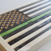 Wooden Thin Line Flag